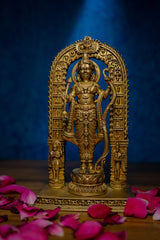 Brass Super Fine Ram Lalla Idol - 5" Height