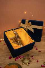 Majestic Peacock Brass Diya with Hanging Bell – Auspicious Pooja & Home Décor