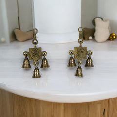 Carillons éoliens en laiton et combinaison de swastika