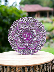 Crown Chakra Mandala Wall Hanging- Meditation, Sahasrara Chakra, Connecting to inner self Focus