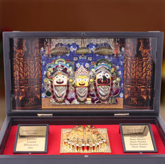 Lord Jagannath Mini Mandir – Small Temple Decor for Home & Travel