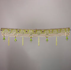 Graceful Green Butterfly Bandhanwar – Elegant Decorative Toran for Home & Festive Decor