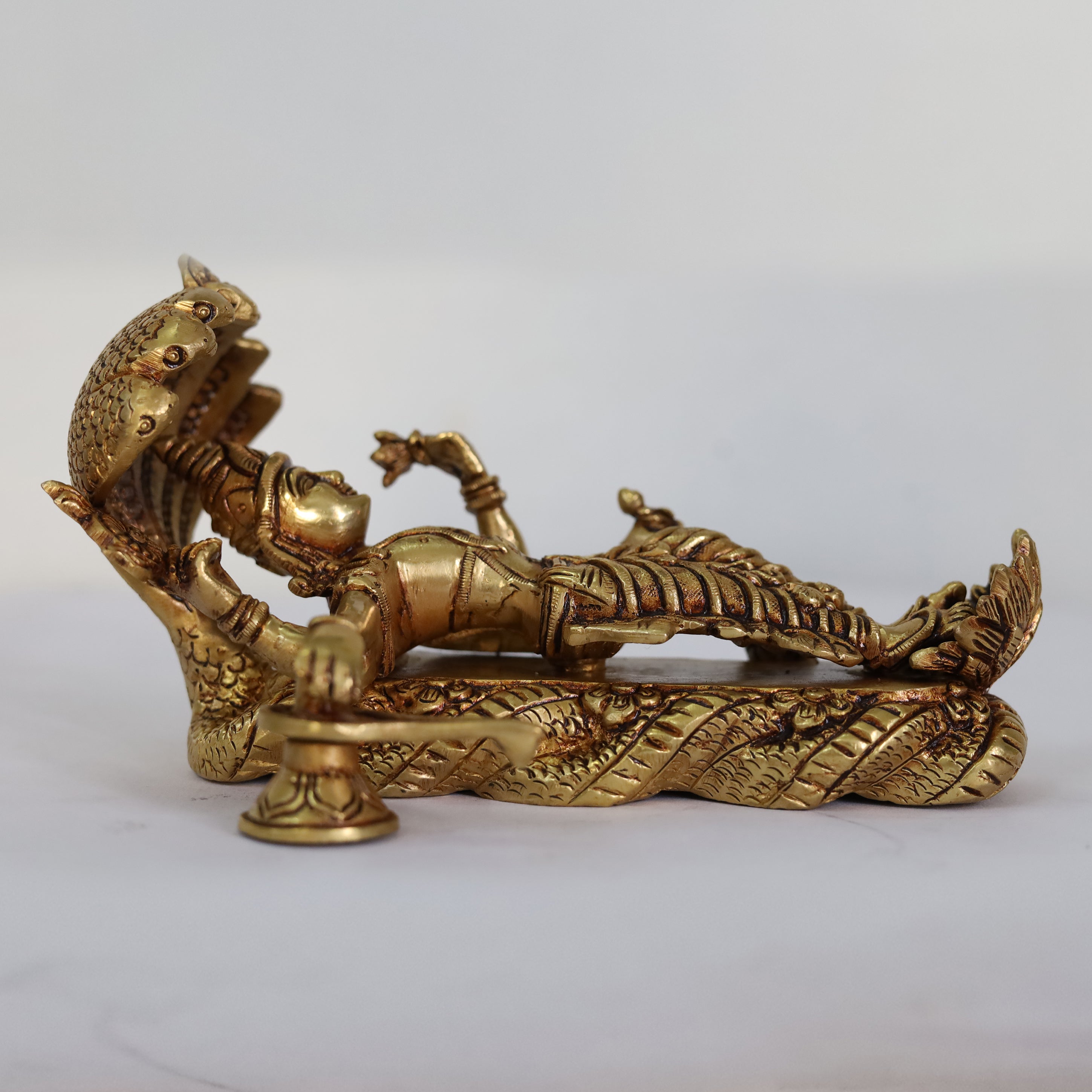 Resting Brahma Vishnu Mahesh - 5" Height