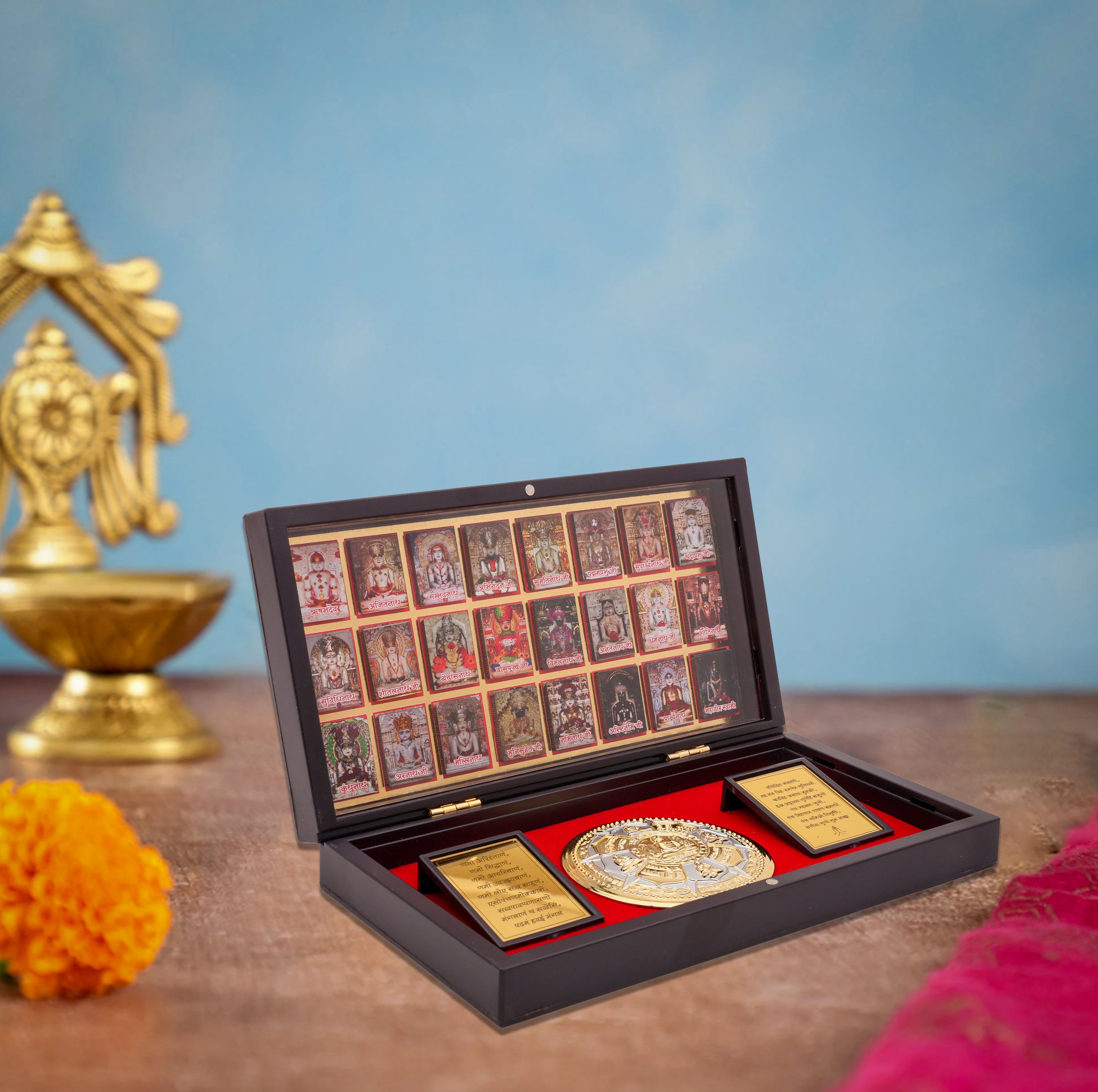 Jain Tirthankara Pocket Temple – Compact & Travel-Friendly Mini Mandir