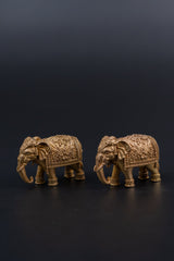 Brass Superfine Elephant  Pair- 3" Height