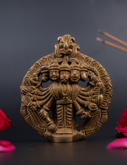 Brass Hanuman Ji Wall Hanging - 4" Height