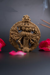 Brass Hanuman Ji Wall Hanging - 4" Height