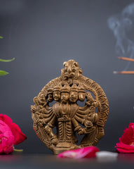 Brass Hanuman Ji Wall Hanging - 4" Height