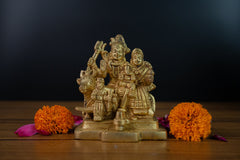 Pure Brass Shiv Parivar - 5" Height