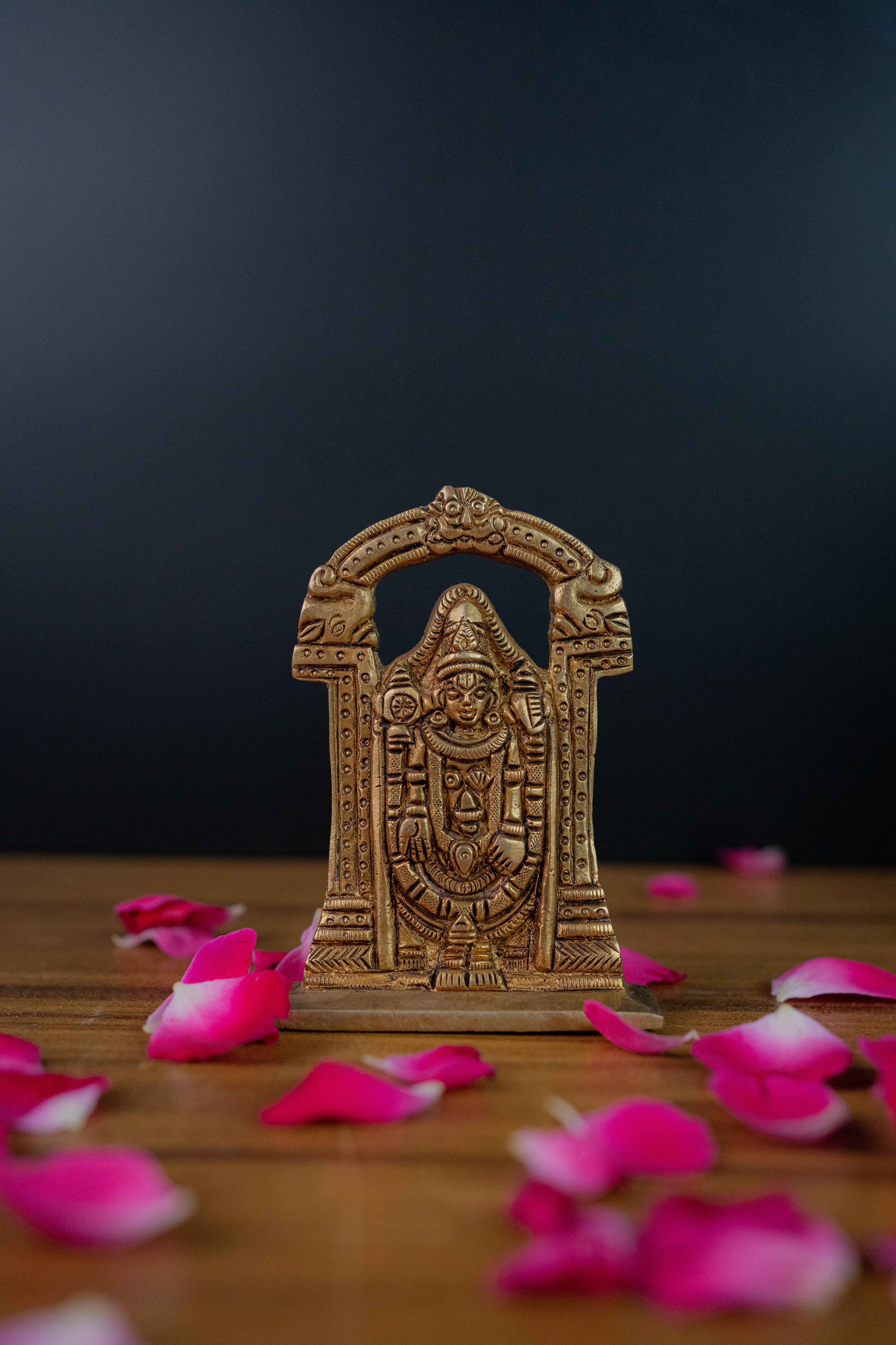 Brass Tirupati Balaji Venkateshwara - 4" Height