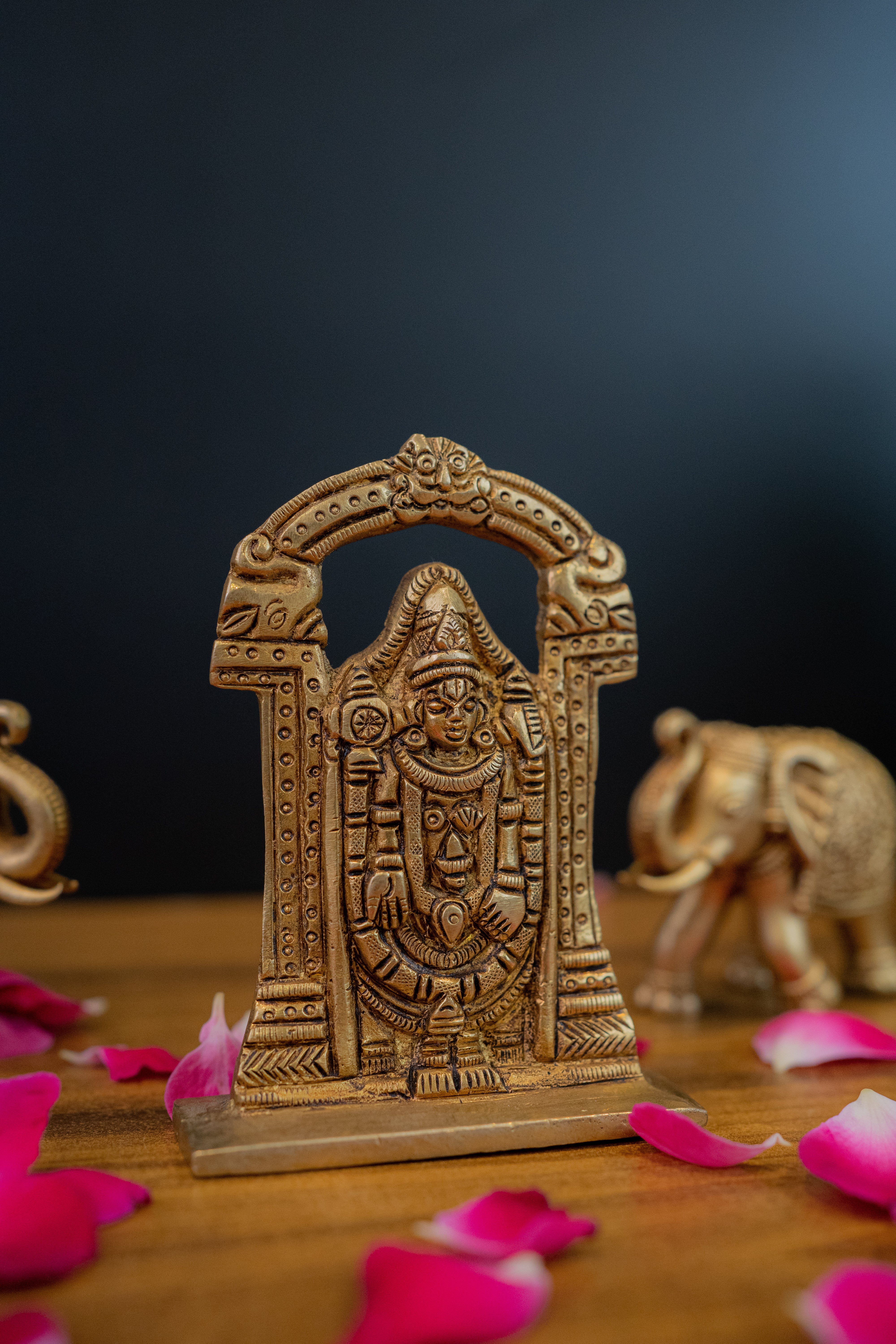Brass Tirupati Balaji Venkateshwara - 4" Height
