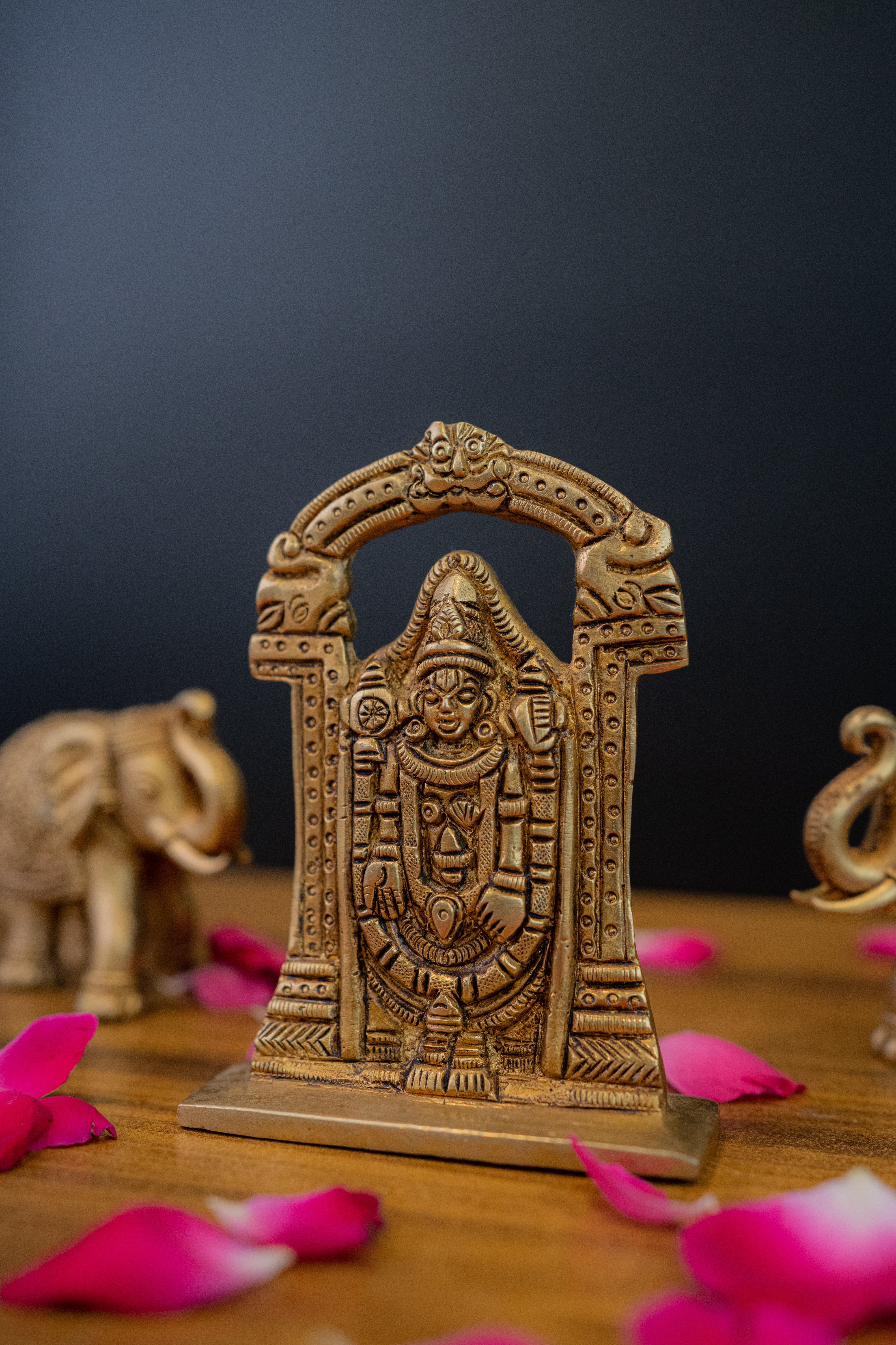 Brass Tirupati Balaji Venkateshwara - 4" Height