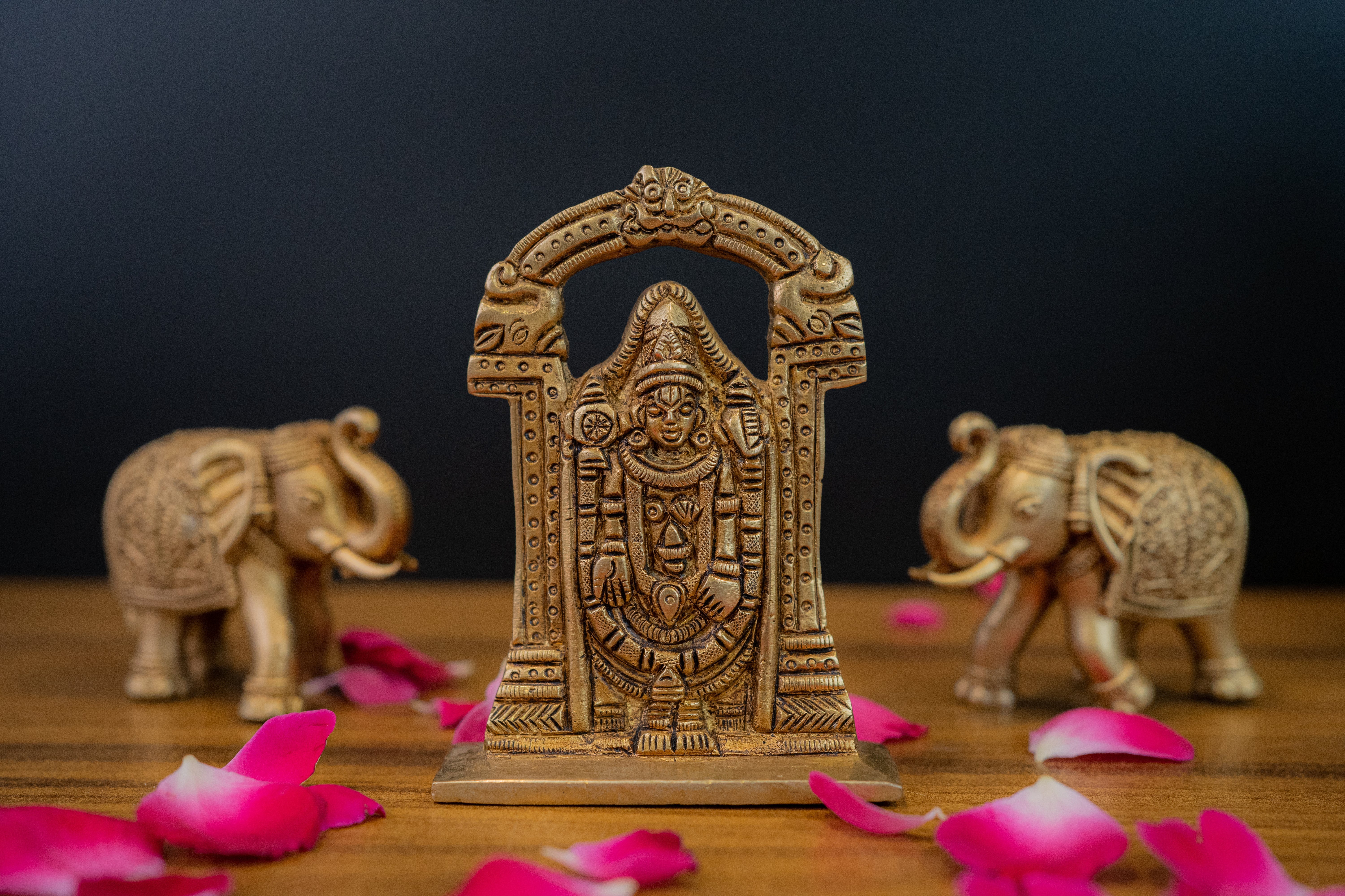 Brass Tirupati Balaji Venkateshwara - 4" Height