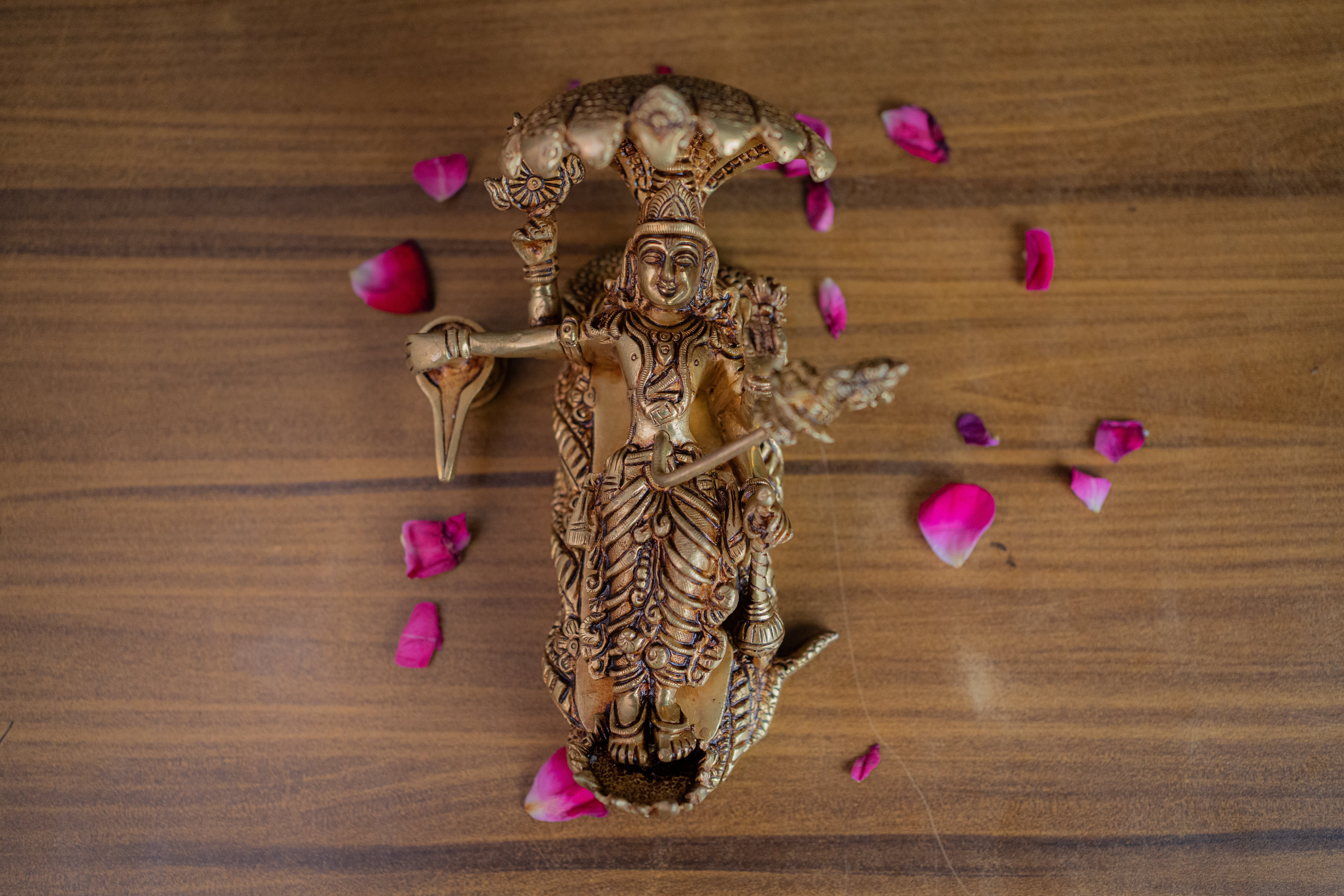 Resting Brahma Vishnu Mahesh - 5" Height