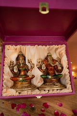 Blessed Lakshmi Ganesha Idol Set – Prosperity & Auspicious Home Décor