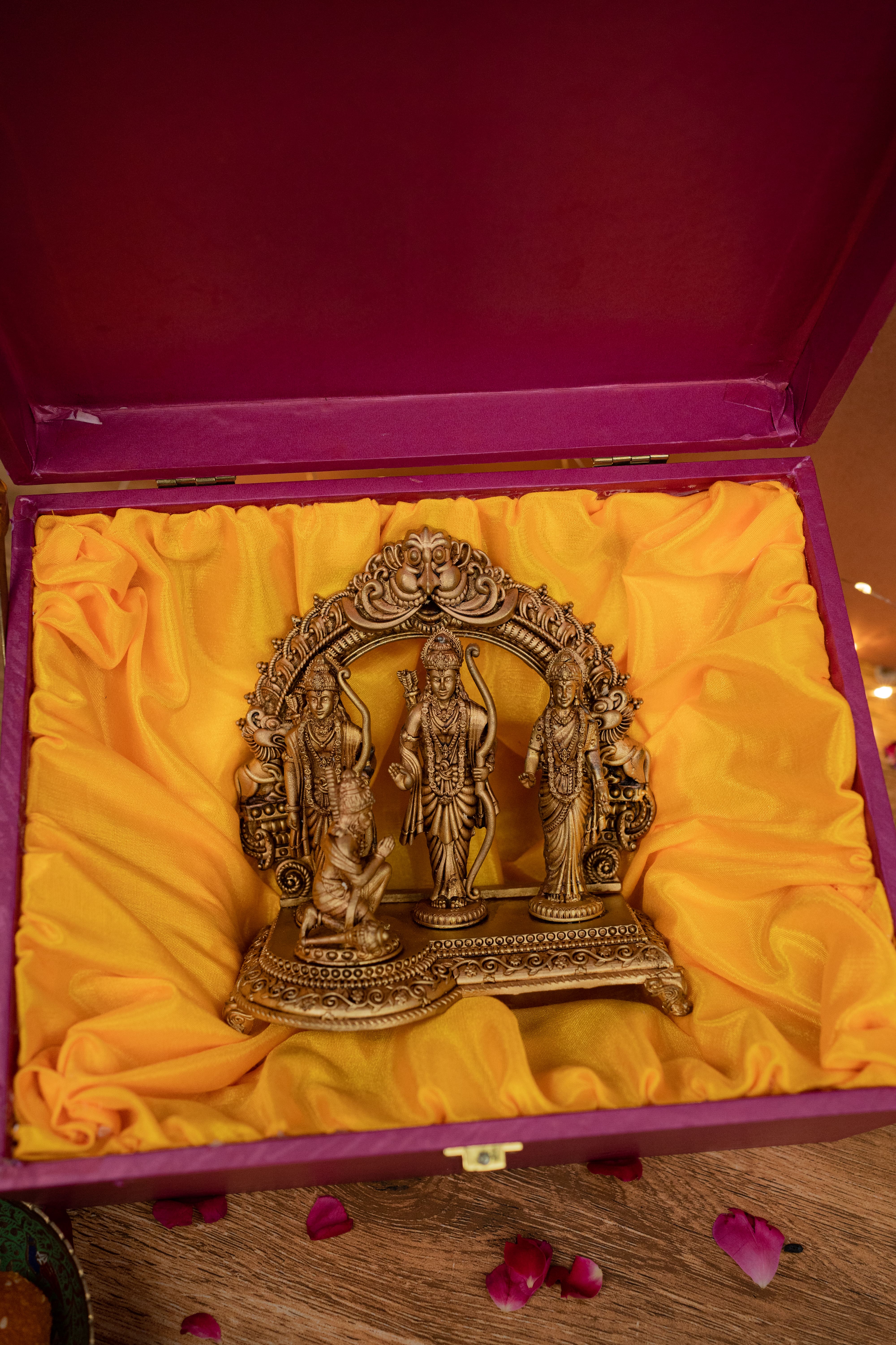 Brass Ram Darbar - 4" Height