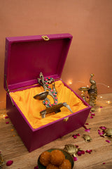 Elegant Brass Peacock Diya – Traditional Oil Lamp for Auspicious Rituals & Home Décor