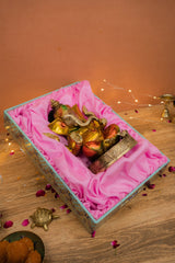 Brass Ganesh Ji Sitting on Gaddi - 8" Height