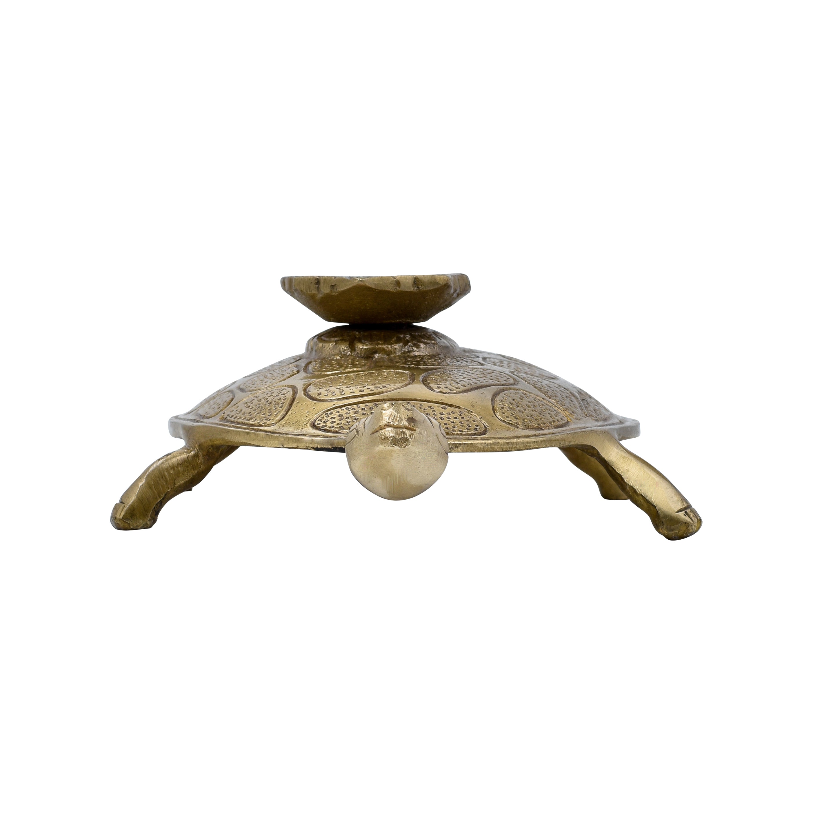 Brass Turtle with Diya