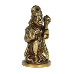 Brass Hanumanji God Idol- Antique