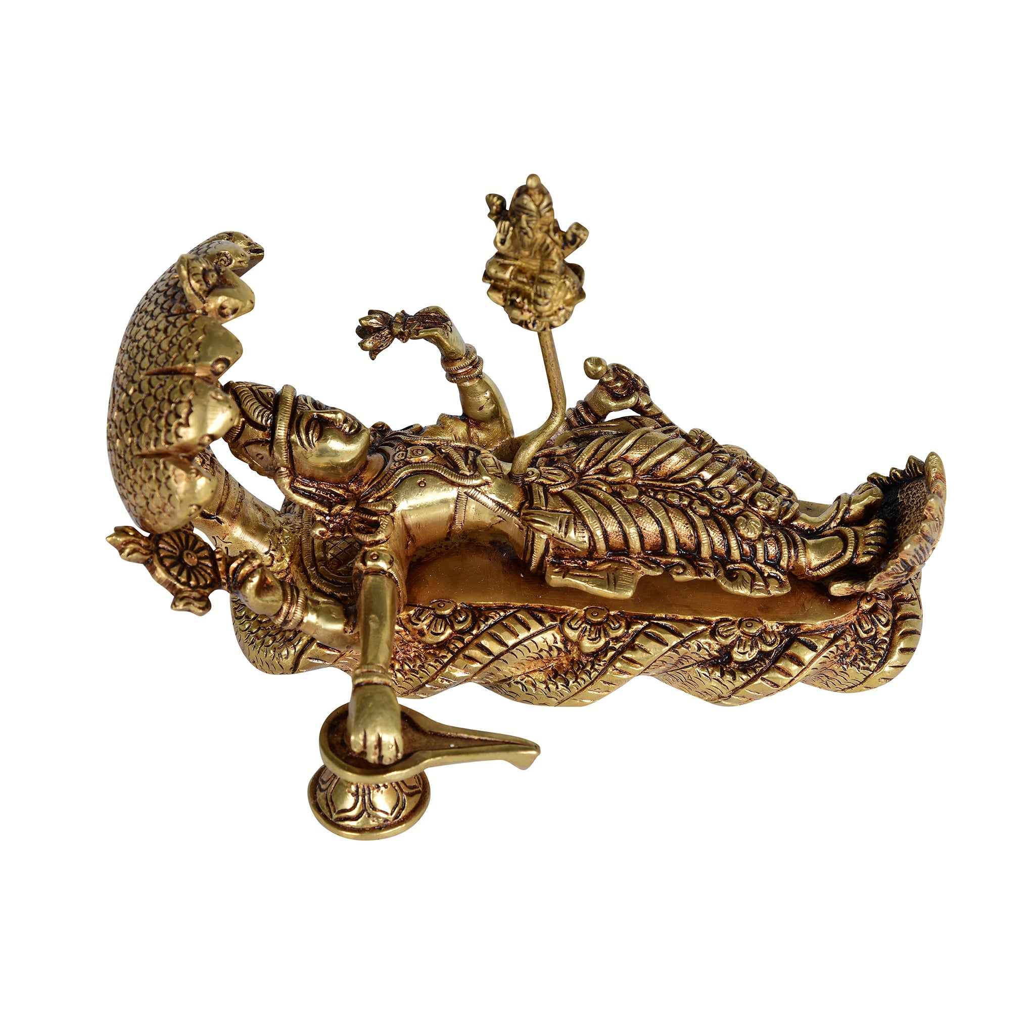 Resting Brahma Vishnu Mahesh - 5" Height