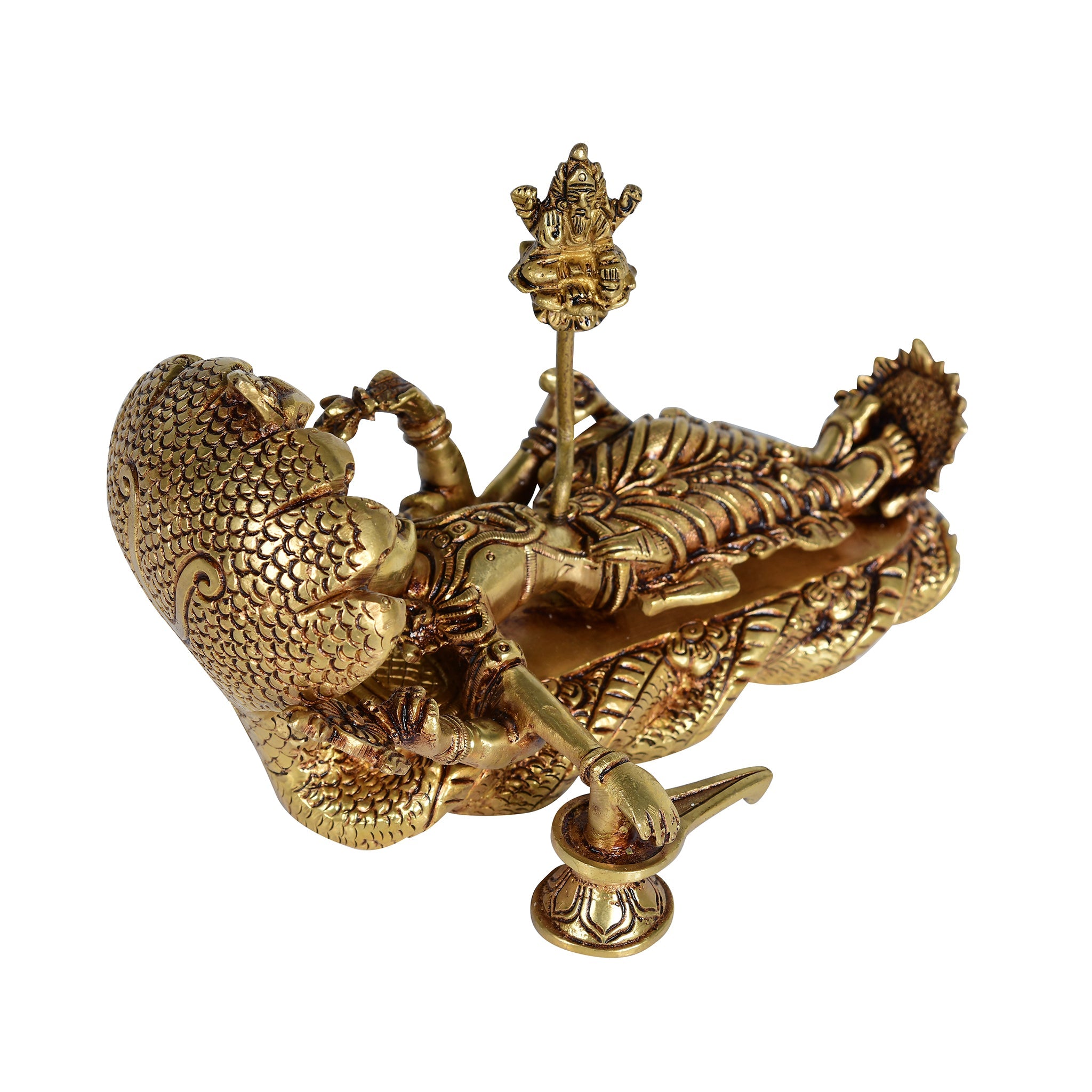 Resting Brahma Vishnu Mahesh - 5" Height