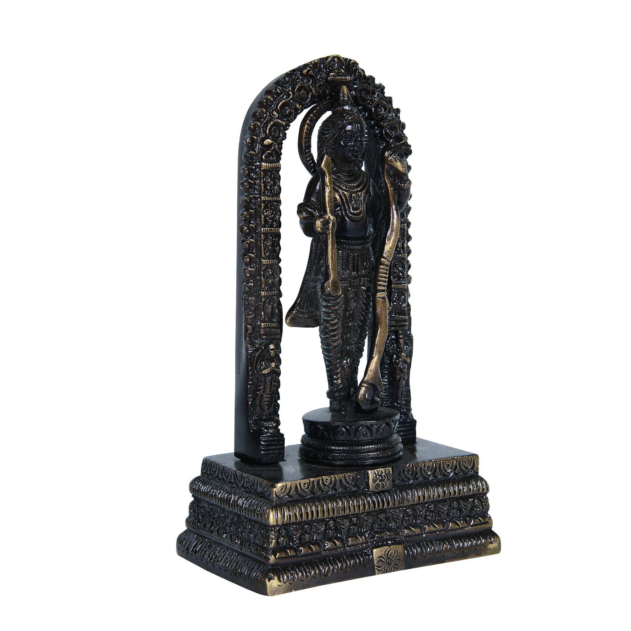 Divine Lord Venkateswara Brass Idol with Arch – Balaji Murti for Pooja & Home Temple