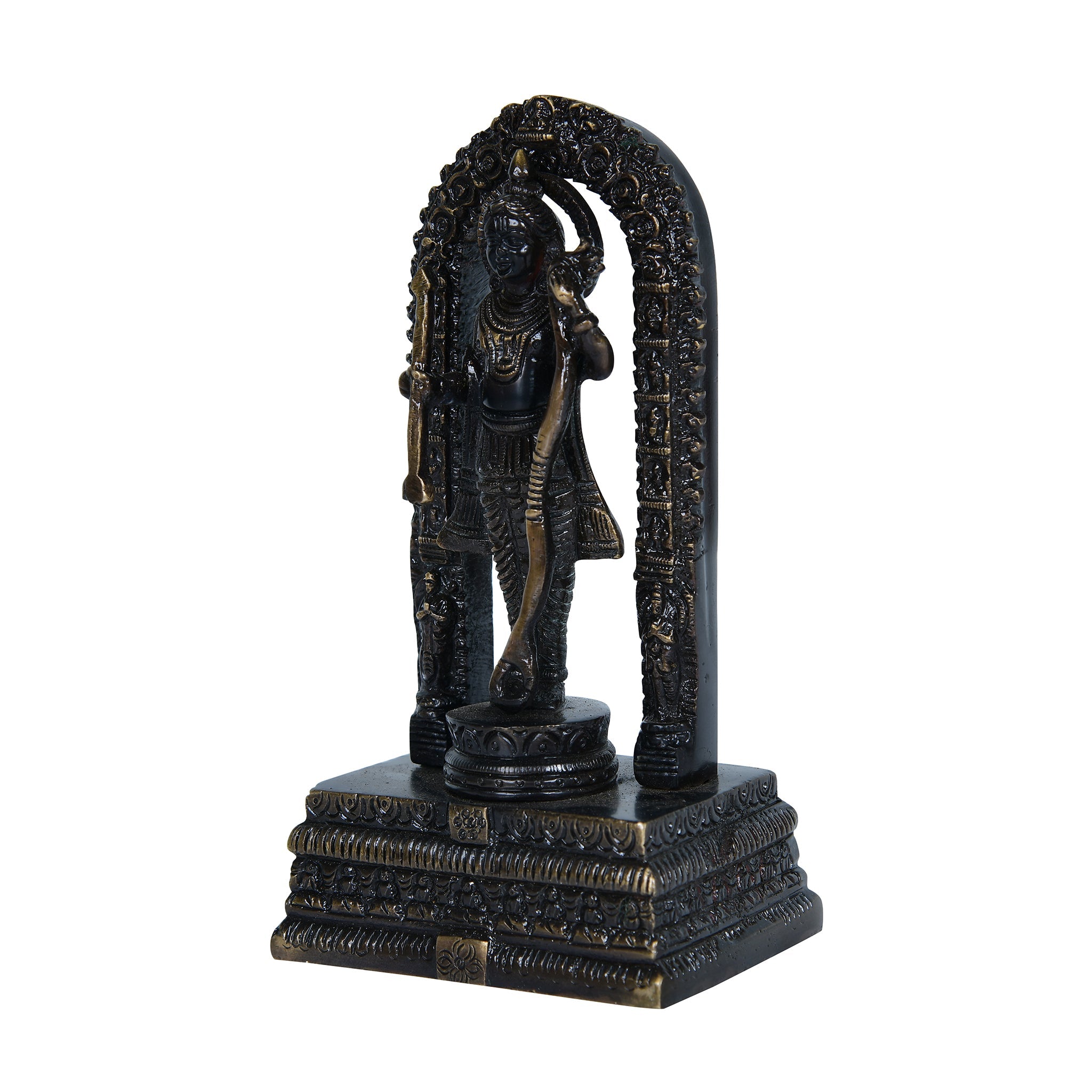 Divine Lord Venkateswara Brass Idol with Arch – Balaji Murti for Pooja & Home Temple