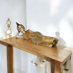 Antique Brass Reclining Buddha