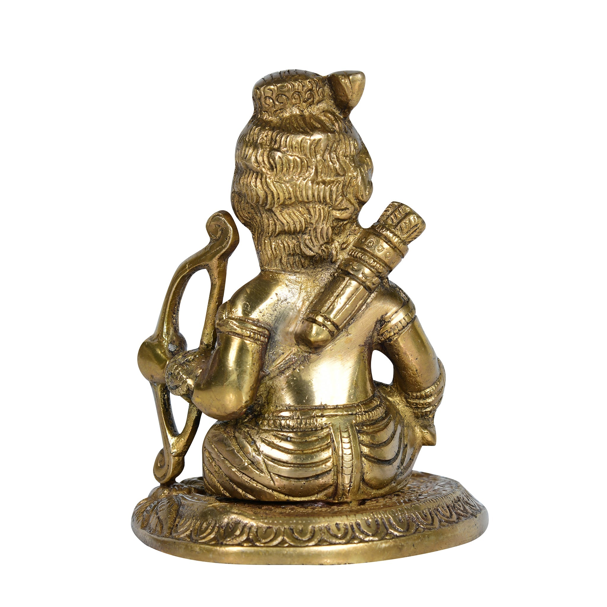 Bal Ram Lalla Brass Idol – Divine Child Krishna with Bow – Handcrafted Murti for Home Temple, Pooja & Festive Décor