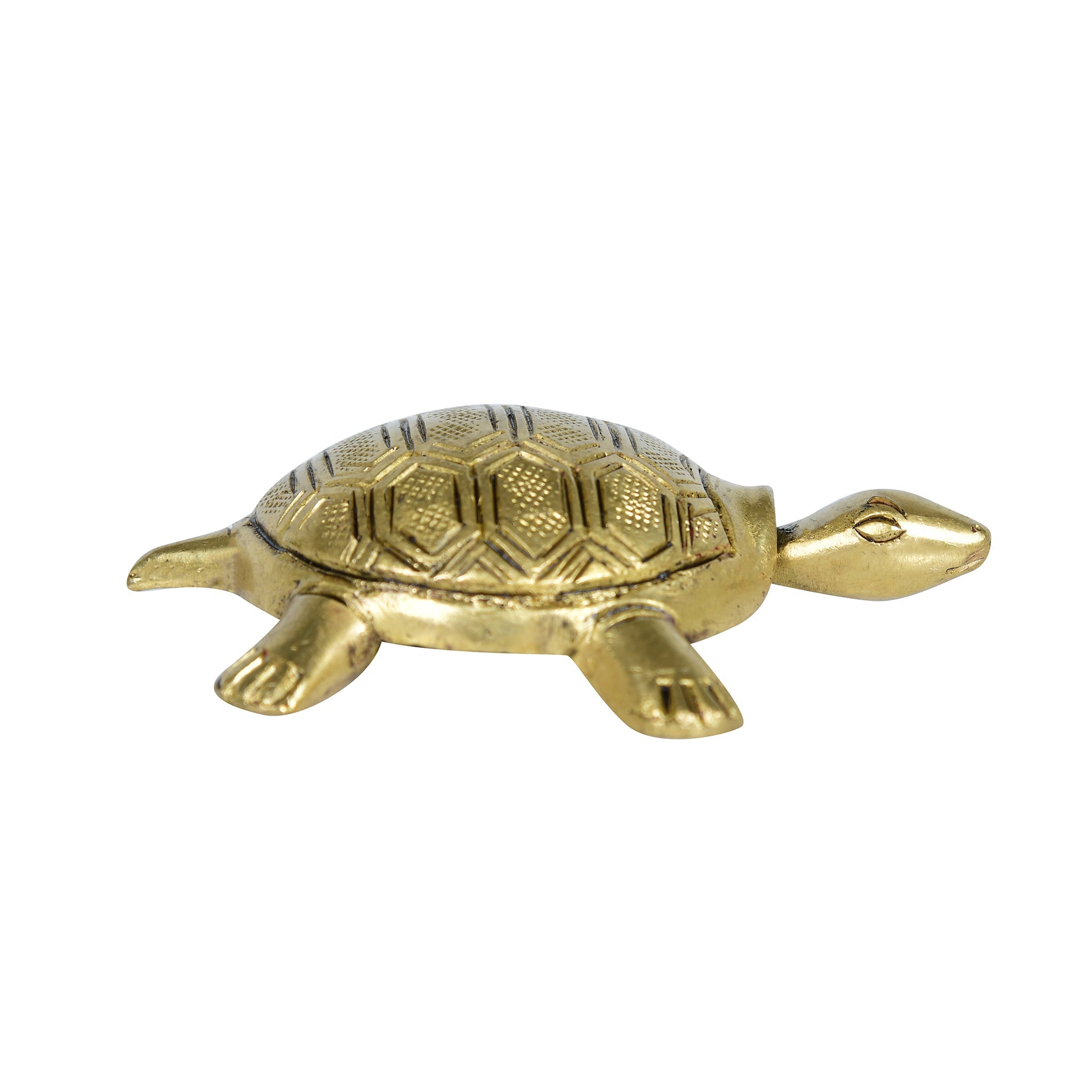 Brass turtle Miniature Pair