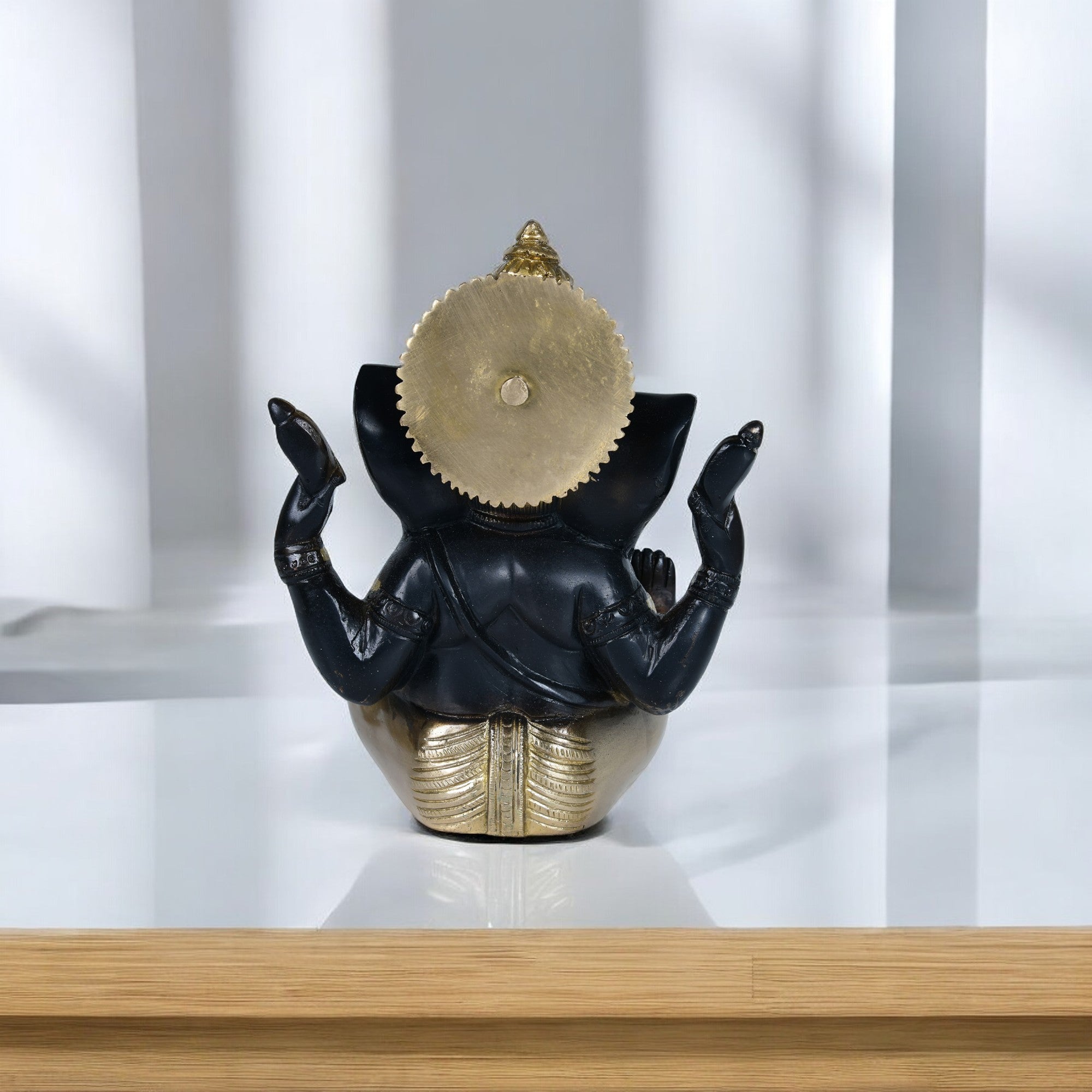 Brass Handcrafted Ganesh Ji - 7.5" Height