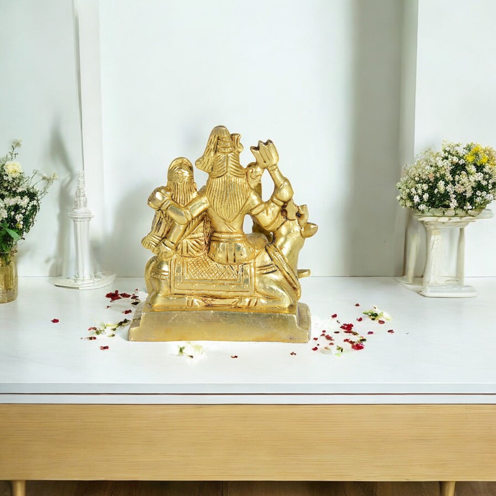 Pure Brass Shiv Parivar - 5" Height