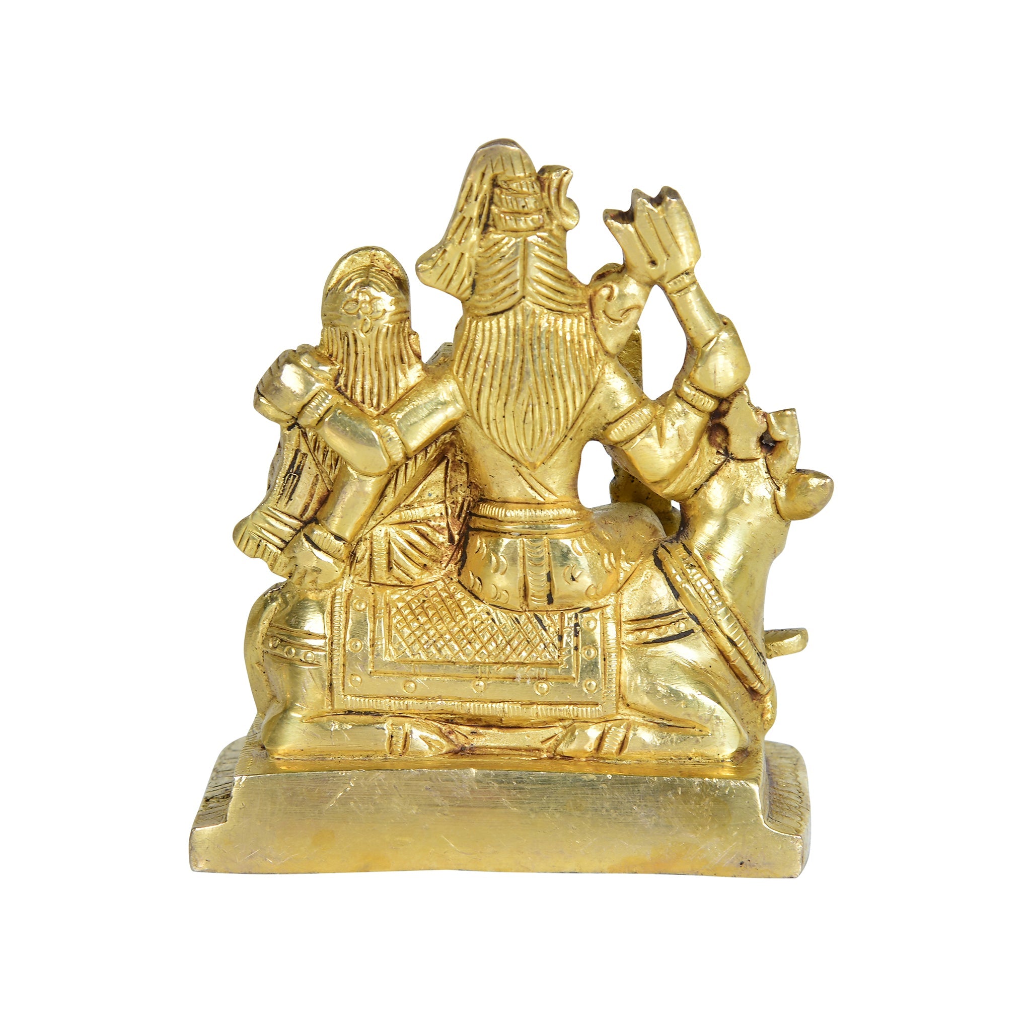 Pure Brass Shiv Parivar - 4" Height