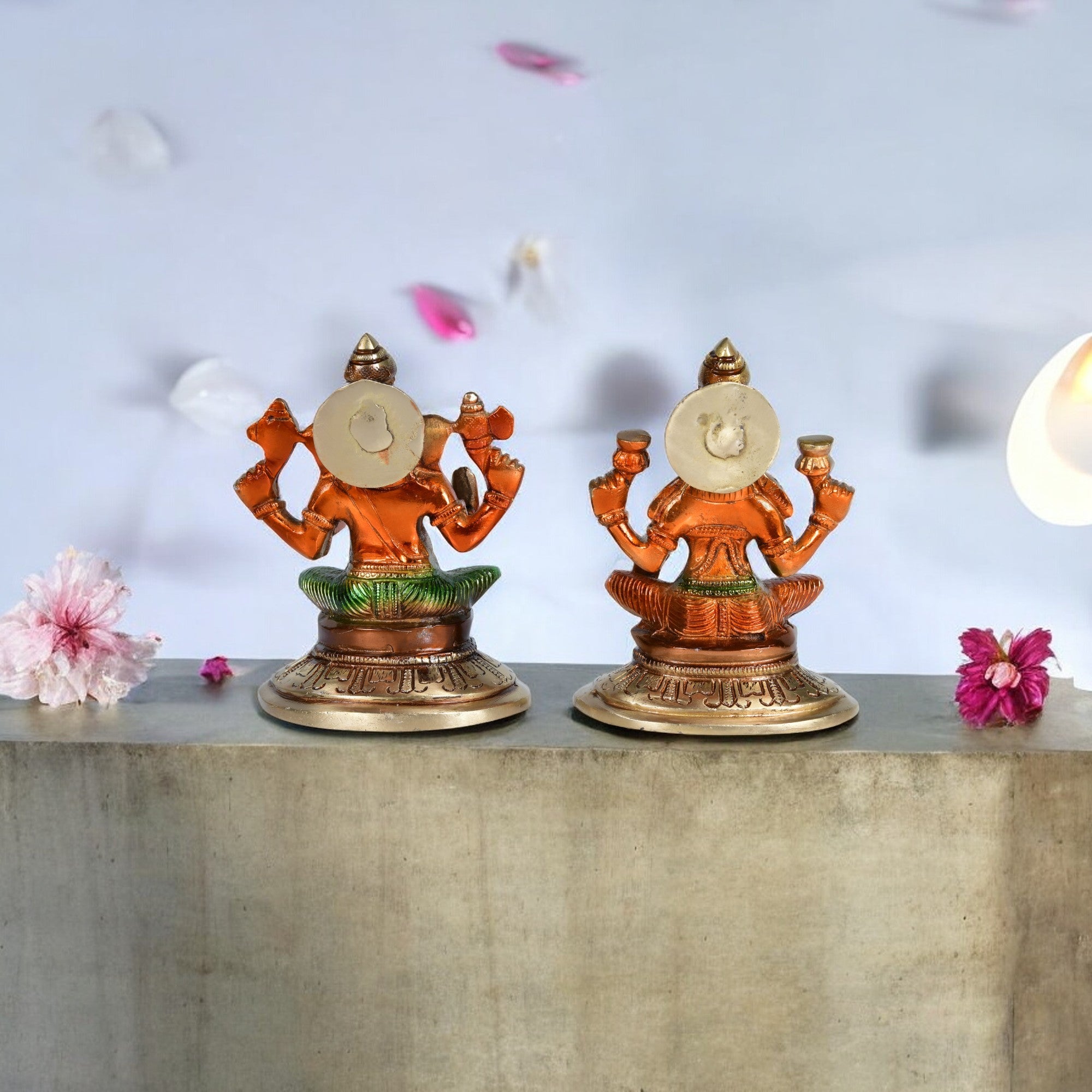 Blessed Lakshmi Ganesha Idol Set – Prosperity & Auspicious Home Décor