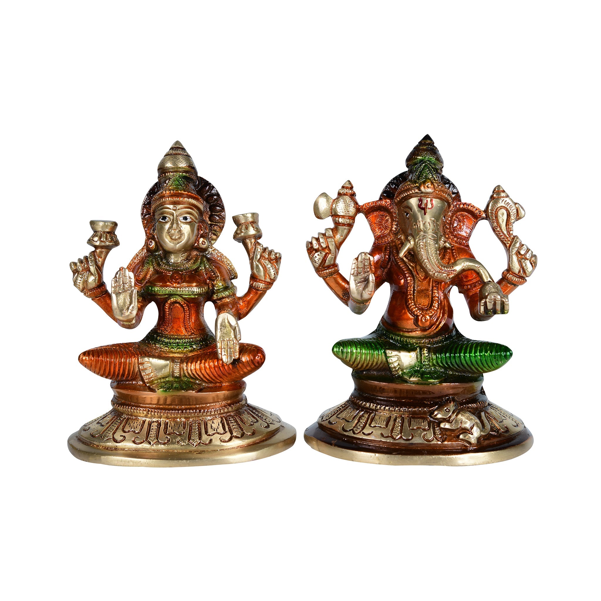 Blessed Lakshmi Ganesha Idol Set – Prosperity & Auspicious Home Décor