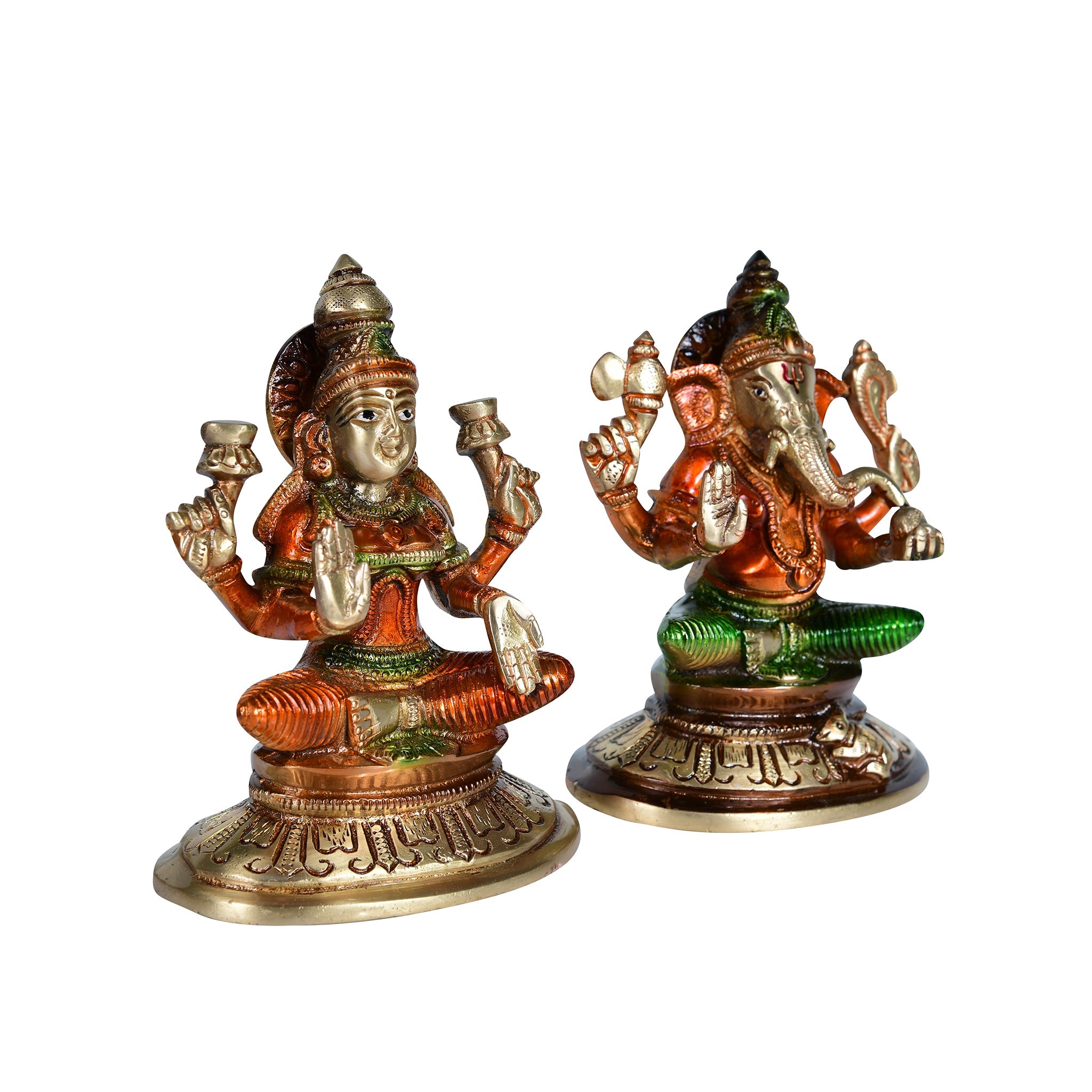 Blessed Lakshmi Ganesha Idol Set – Prosperity & Auspicious Home Décor