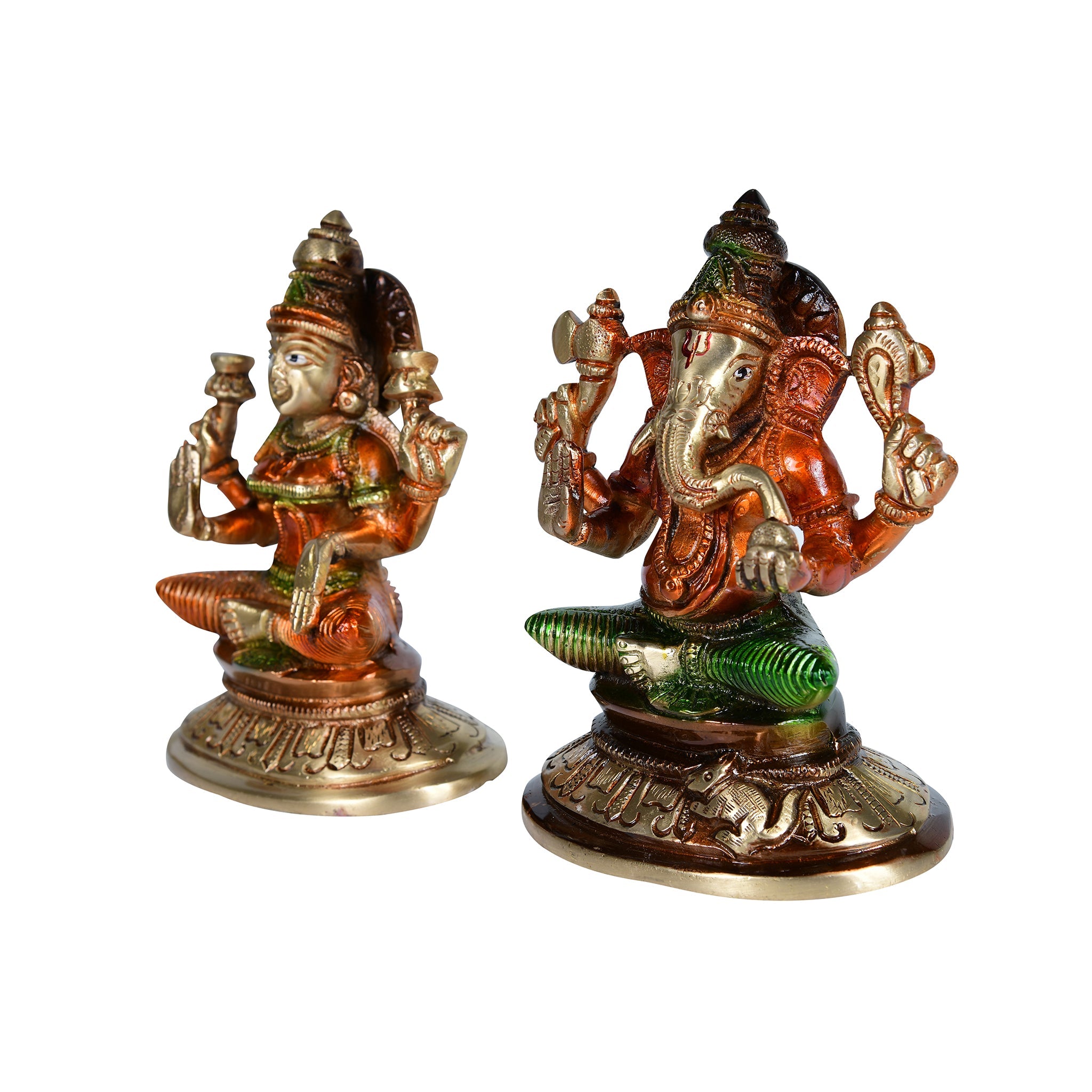 Blessed Lakshmi Ganesha Idol Set – Prosperity & Auspicious Home Décor