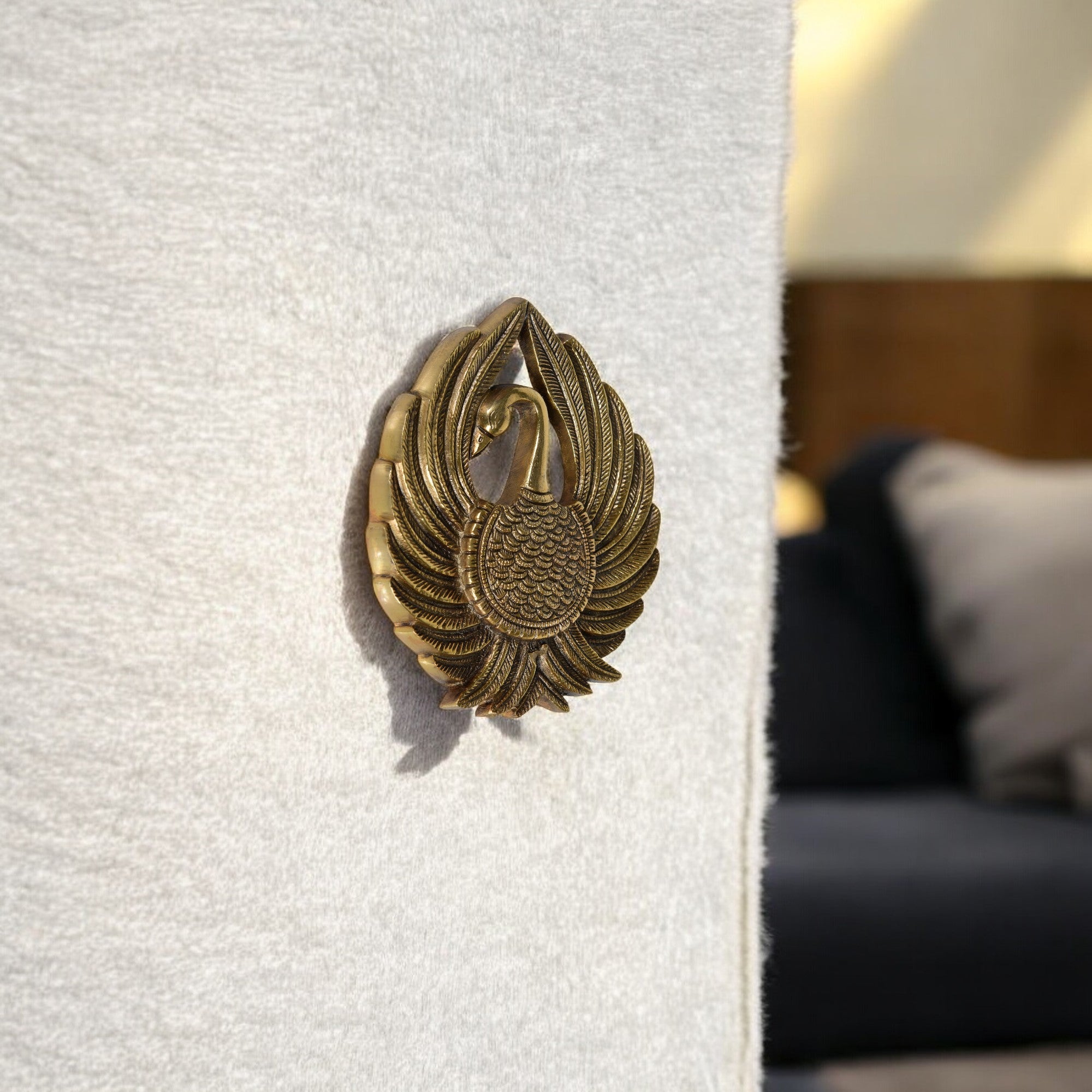 Brass peacock Wall hanging