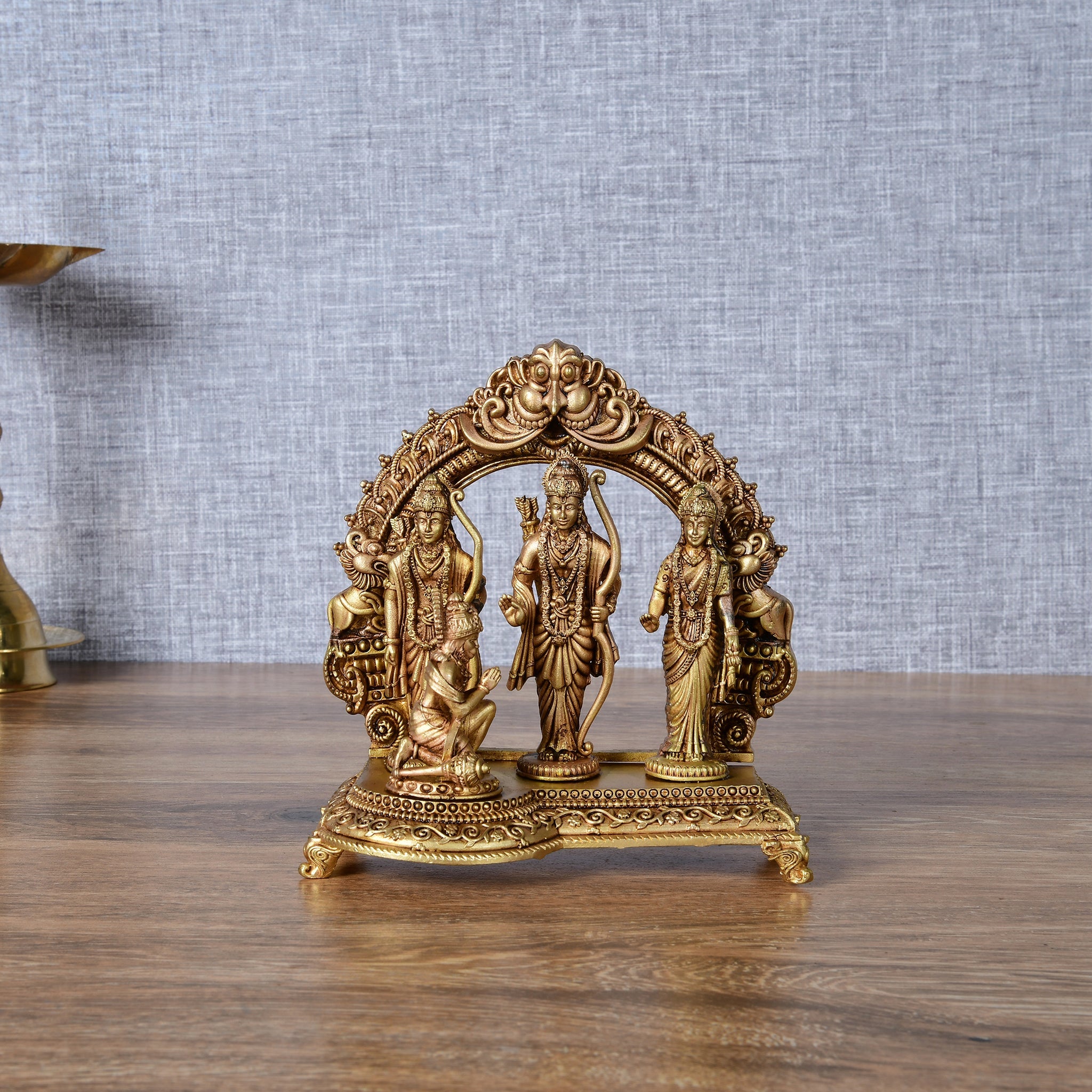 Brass Ram Darbar - 4" Height