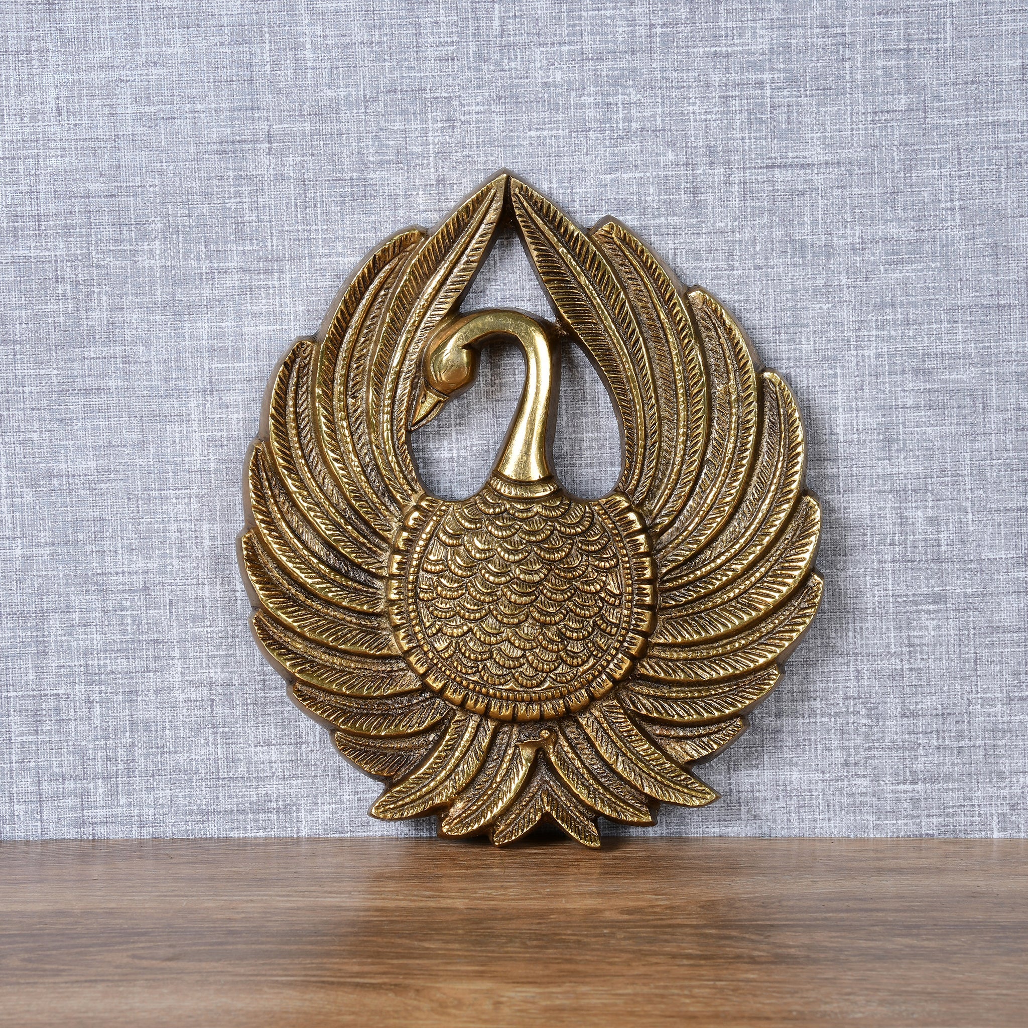 Brass peacock Wall hanging