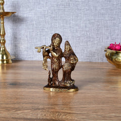 Radha Krishna God Idol - 5" Height