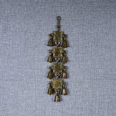 Pure Brass Handcrafted Wind Chimes/Wall Hanging - 14.5" Height