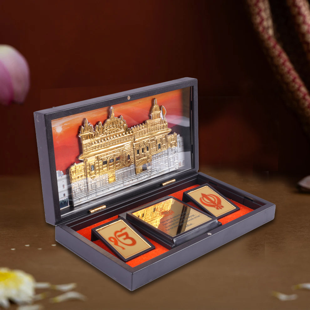 Golden Temple Pocket Mandir – Compact Travel-Friendly Sikh Devotional Box