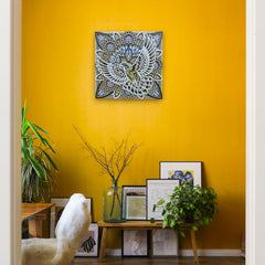 Dove Manda Wall Art- Symbol of Freedom, Spiritual Gift, Home Decor, Boho