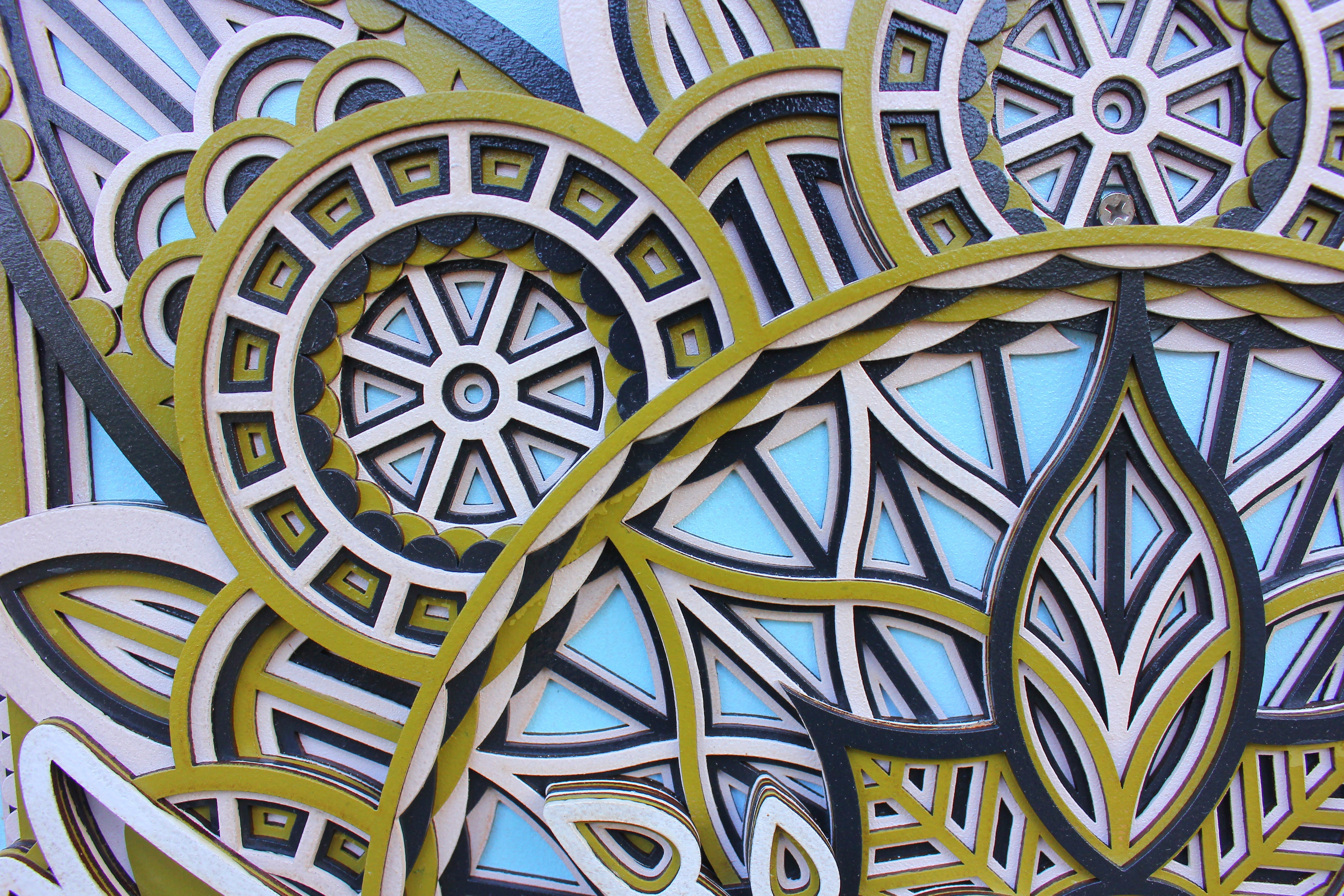 Dove Manda Wall Art- Symbol of Freedom, Spiritual Gift, Home Decor, Boho