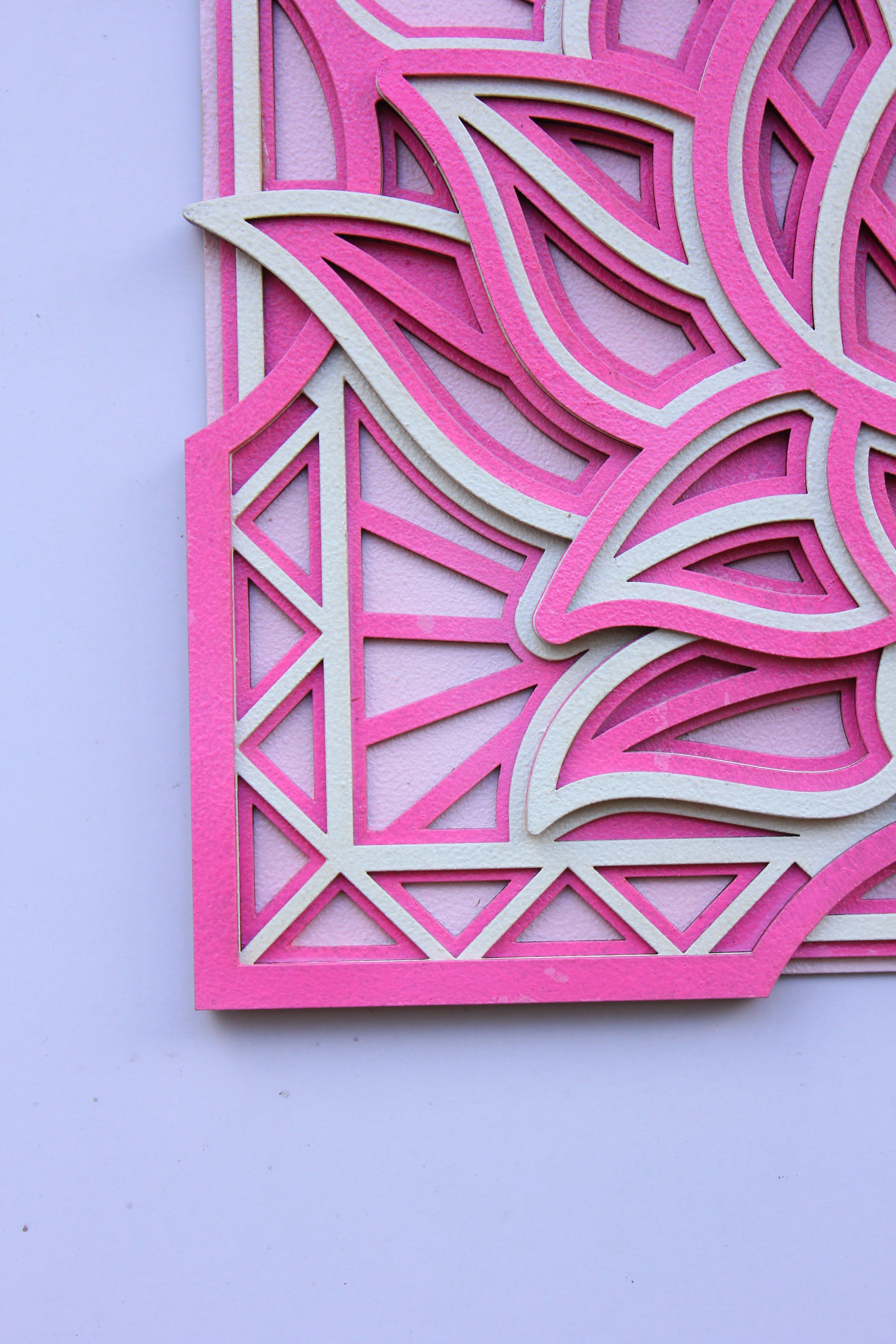 Pink Lotus Mandala Wall Hanging, Peace, Home Decor, Living room, Meditation room