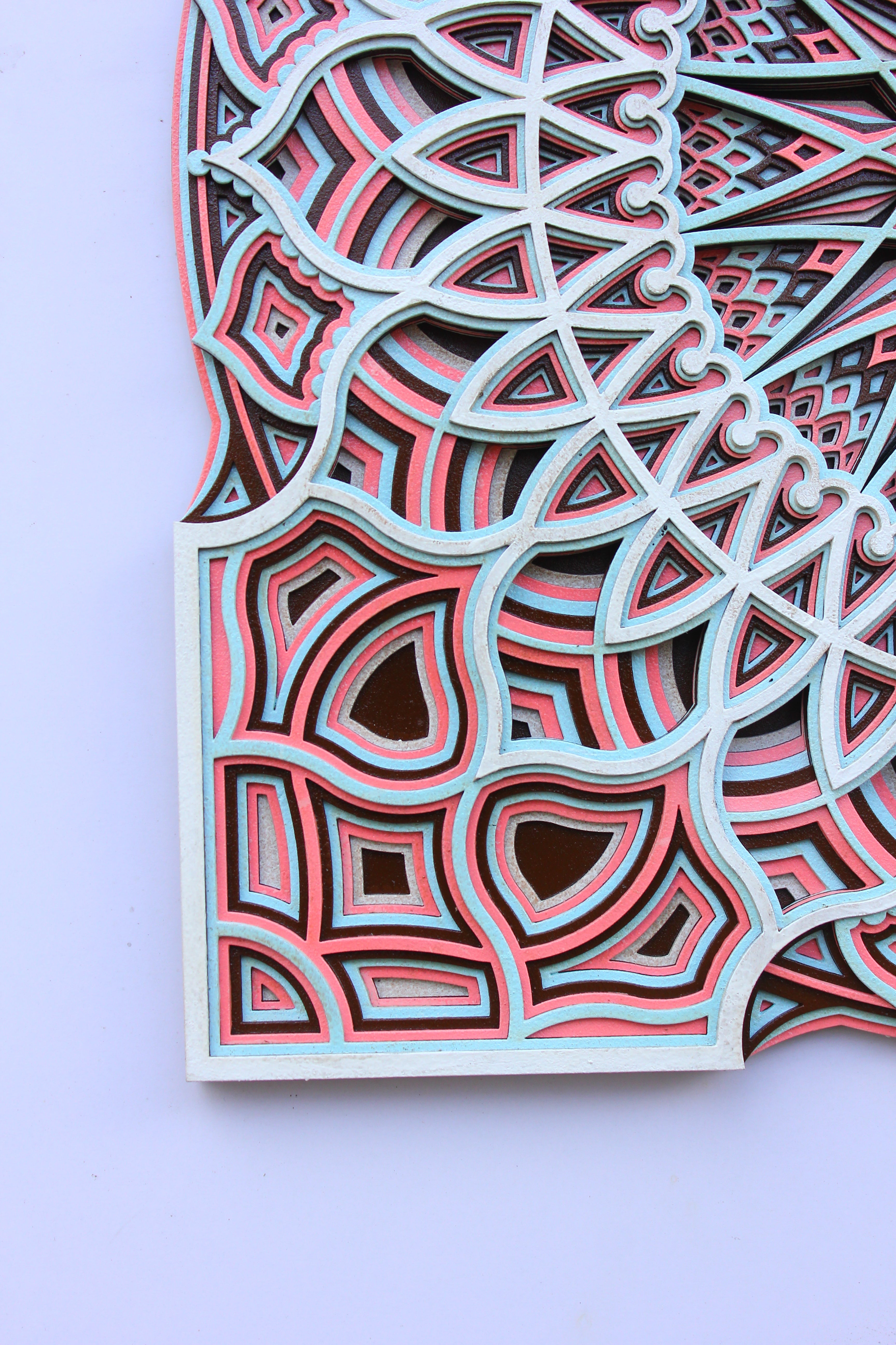 New Arabian Style Square- Mandala Wall Hanging, Unique gift, Vaastu, Peace, focus, Meditation, Home decor