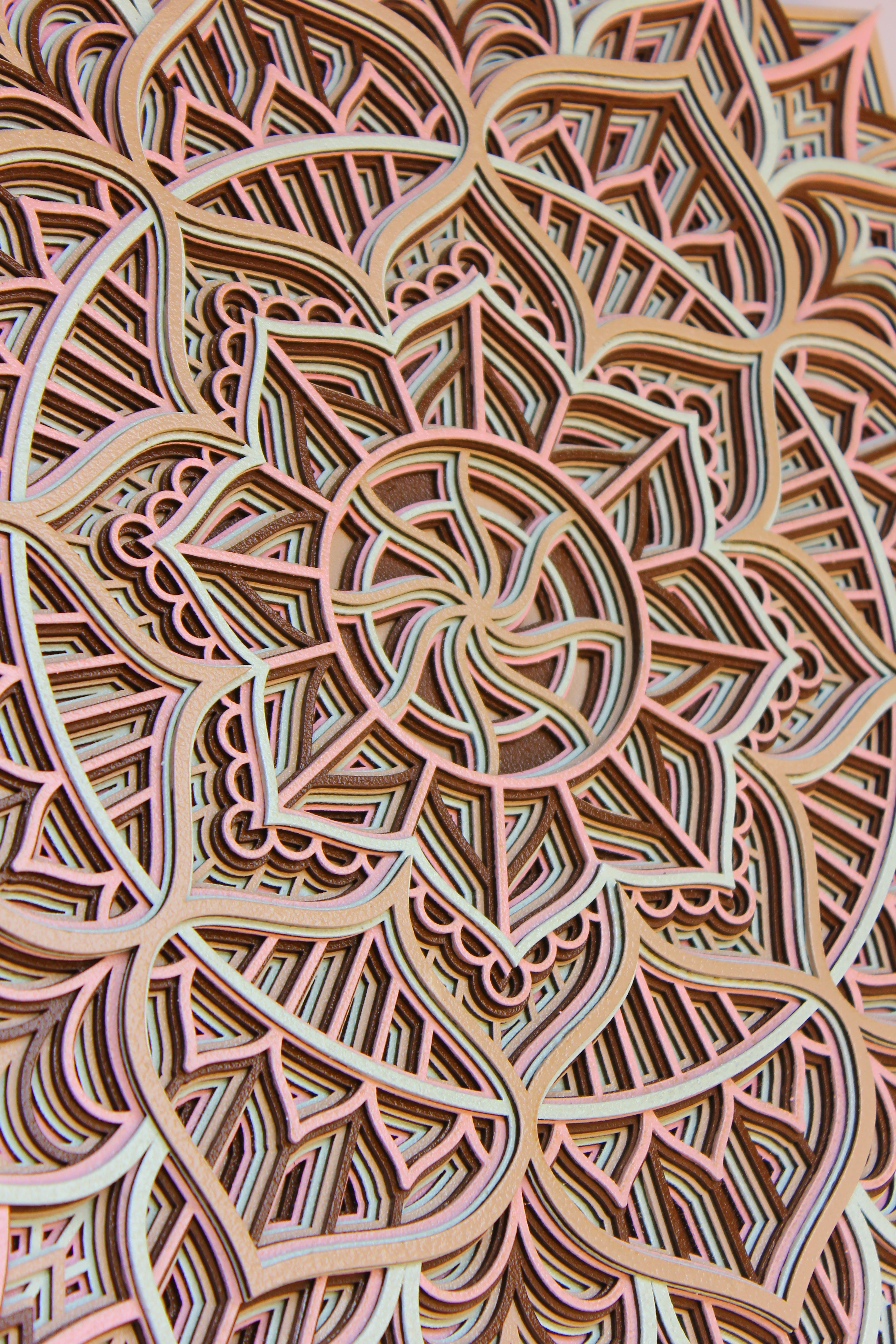 Mandala Wall Art- Peace, Spiritual awakening, Decor, Yoga studio, Living Room, Gift