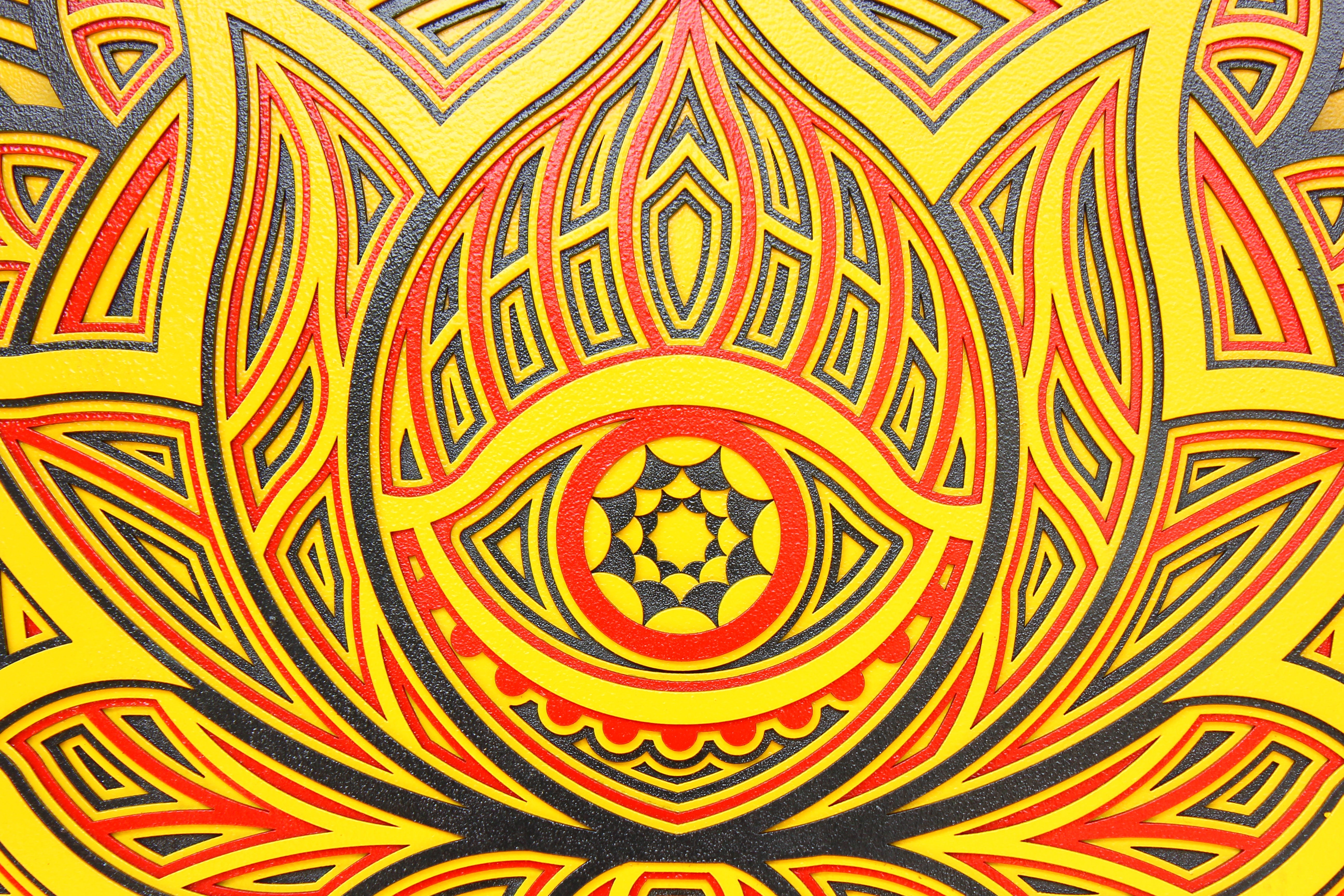 Evil Eye Lotus Square - 9 Layers